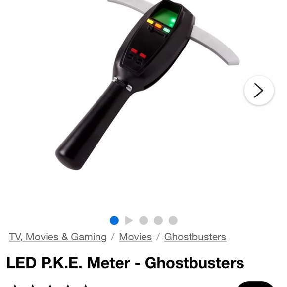 LED P.K.E  Meter- Ghostbusters Halloween Accessory Has sound & lights up - Picture 4 of 4